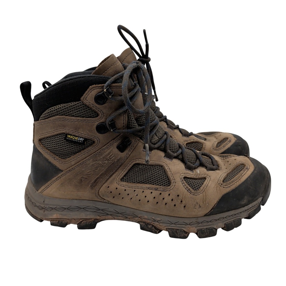 Vasque Talus AT UltraDry Mens 9.5 Wide Brown Waterproof Hiking Boots 7752